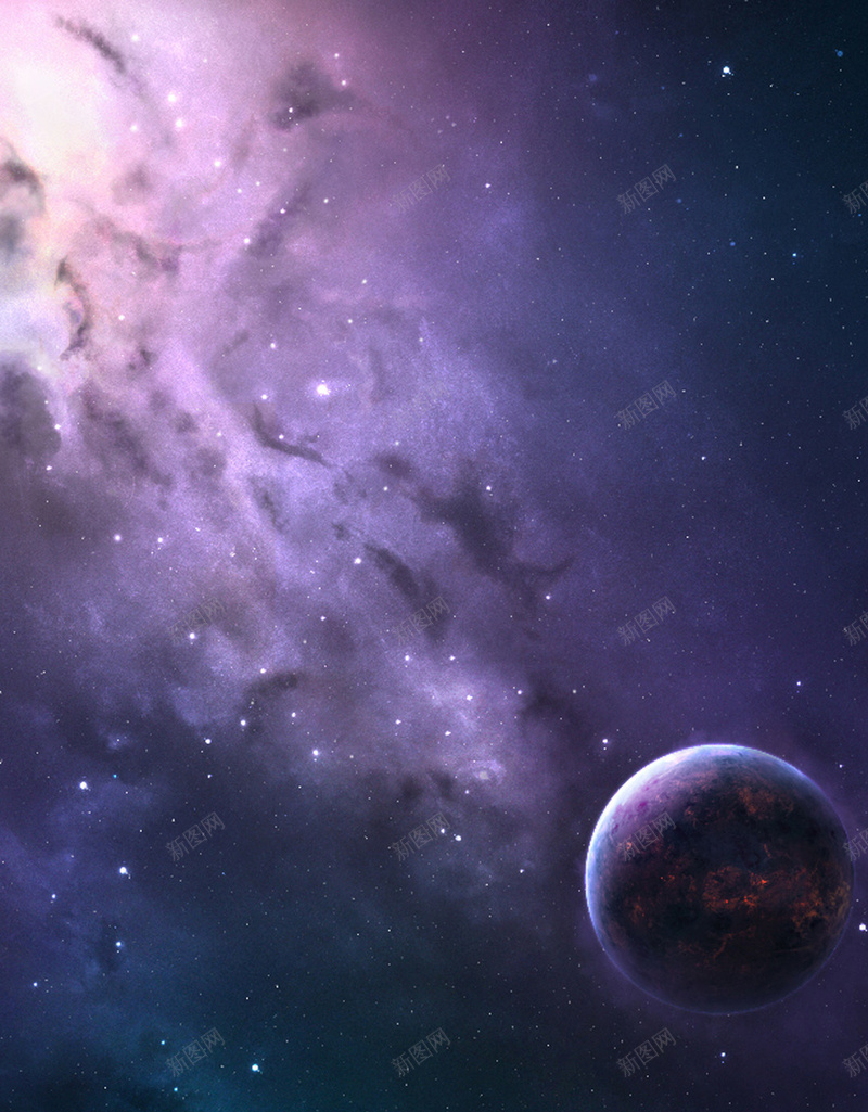太空宽屏H5背景jpg_88icon https://88icon.com H5 h5 云雾 摄影 星云 星海 星球 星空 星际 渐变 紫色 风景