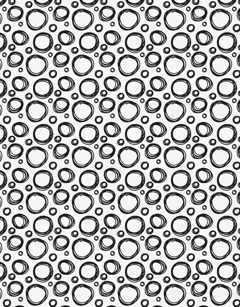 矢量黑白创意手绘泡泡圈圈背景ai设计背景_88icon https://88icon.com 创意 卡通 圈圈 手绘 泡泡 白色 矢量 纹理 线描 背景 质感 黑白 矢量图