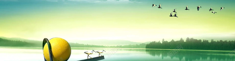 自然风景背景bannerpsd_88icon https://88icon.com 山水背景 摄影 树叶 海报banner 自然风景 风景