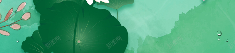 中秋节美容化妆品促销psd设计背景_88icon https://88icon.com 中秋 化妆品 手绘 文艺 清新 简约 纹理 绿色 美容 荷花