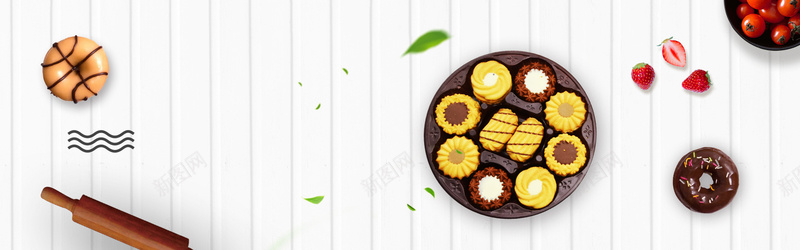 文艺曲奇饼干几何白色bannerpsd设计背景_88icon https://88icon.com 丹麦进口 促销 好吃不粘牙 曲奇饼干主图 曲饼干 皮薄馅多 苹果派 草莓派 蛋黄派 蛋黄派主图核桃酥