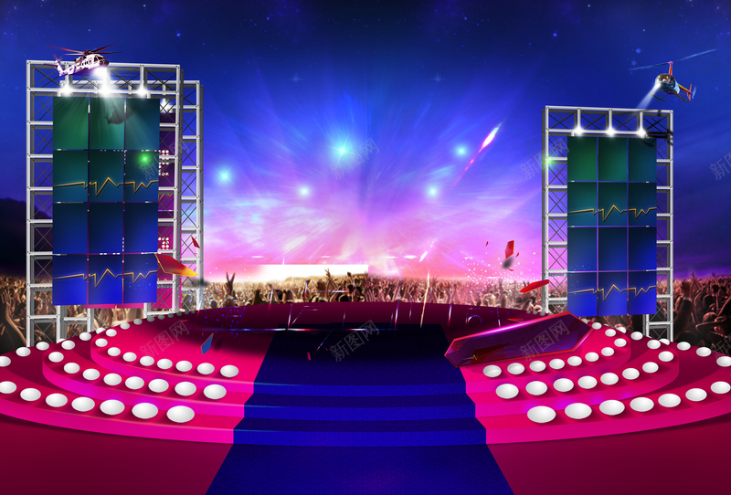 激情狂欢梦幻灯光舞台台阶蓝色背景psd设计背景_88icon https://88icon.com 台阶 星光 星空 梦幻 激情 灯光 烟花 狂欢 直升机 舞台 蓝色背景