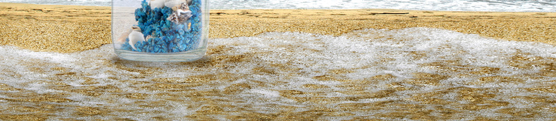 蓝色夏季海边风背景psd设计背景_88icon https://88icon.com 初夏 夏季 夏季促销 夏季背景 海 清凉夏季 清新 立夏 许愿瓶