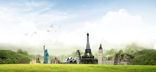 自由女神铁塔名建筑哀家建筑背景bannerjpg设计背景_88icon https://88icon.com banner 名建筑 女神 建筑 背景 自由 铁塔