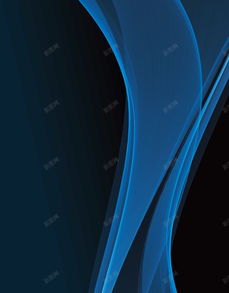深色曲线背景装饰矢量图ai设计背景_88icon https://88icon.com 几何 扁平 曲线 深色 渐变 背景装饰 蓝色渐变 矢量图
