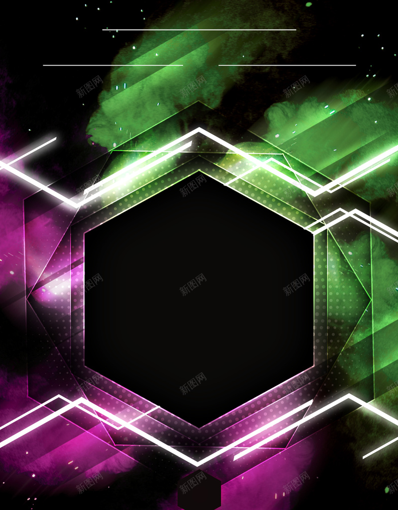 激情情人节派对海报背景psd设计背景_88icon https://88icon.com 光感 情人节 派对 浪漫 海报 激情 素材 紫色 绿色 背景 酒吧 黑暗
