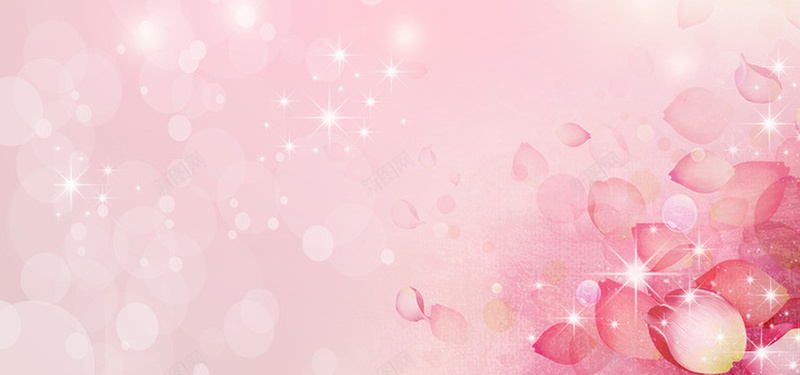 七夕情人节banner背景jpg设计背景_88icon https://88icon.com 七夕情人节banner背景 光晕 星光 梦幻 浪漫 浪漫粉色玫瑰花 海报banner 花瓣副本
