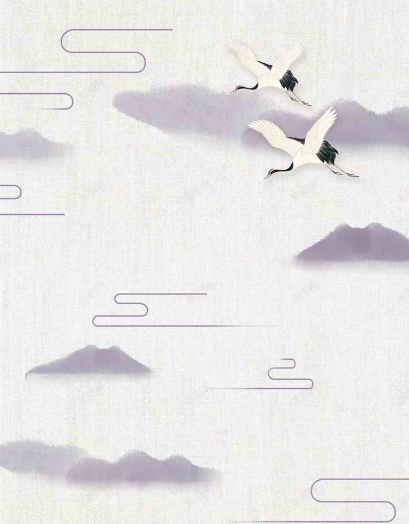 中国风二十四节气白露宣传psd设计背景_88icon https://88icon.com 中国风 二十四节气 仙鹤水墨山水 传统节气 宣传 手绘 白露 设计