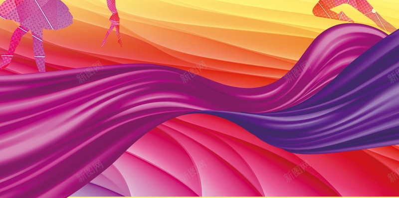 唯美的背景psd设计背景_88icon https://88icon.com 兴奋 奔放 开心 彩带 活力 激情 狂欢 舞蹈 色彩