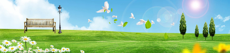 春草地天空长椅路灯背景立春psd设计背景_88icon https://88icon.com banner 叶子 天空 报春 旅游 春 春季 树木 活力 海报 立春 绿色 背景 草地 路灯 长椅