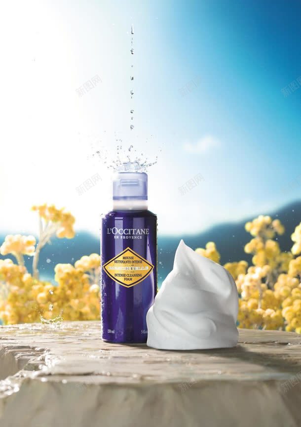 纯天然水润喷口式化妆水jpg设计背景_88icon https://88icon.com 化妆 纯天然