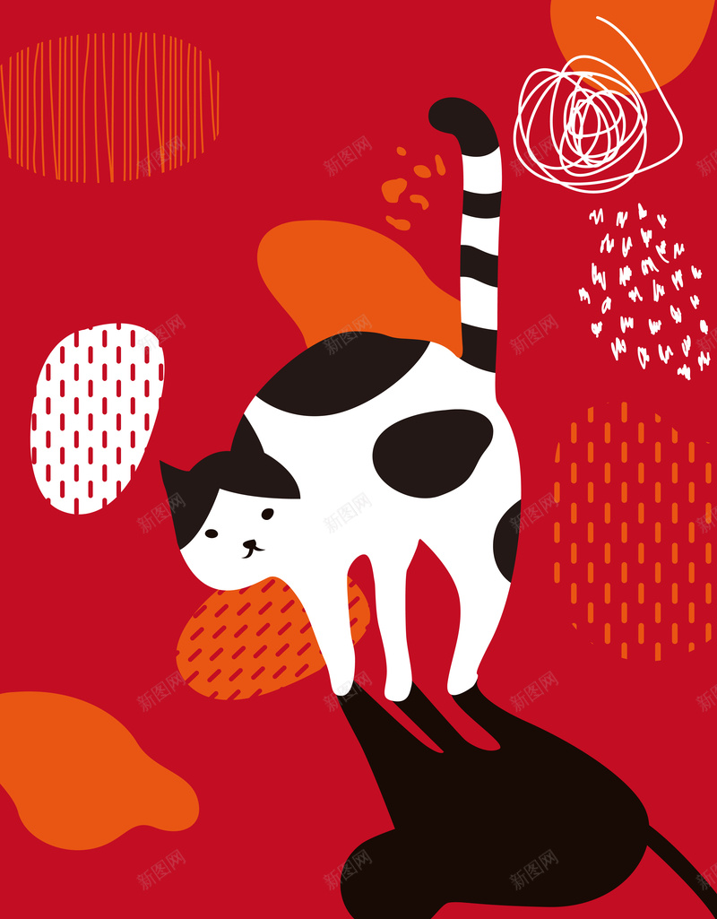 可爱手绘插画萌宠成长记海报背景矢量图ai设计背景_88icon https://88icon.com 可爱 成长记 手绘 插画 海报 爱心 猫咪 素材 红色 背景 萌宠 矢量图