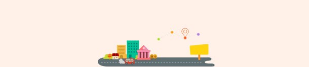 电商卡通城市公路背景bannerjpg设计背景_88icon https://88icon.com banner 公路 卡通 城市 电商 背景