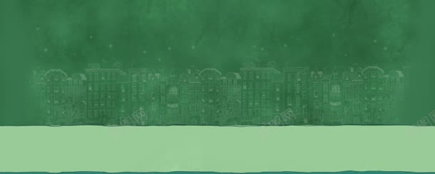 绿色清新城市房屋海报jpg设计背景_88icon https://88icon.com 城市 房屋 海报 清新 绿色