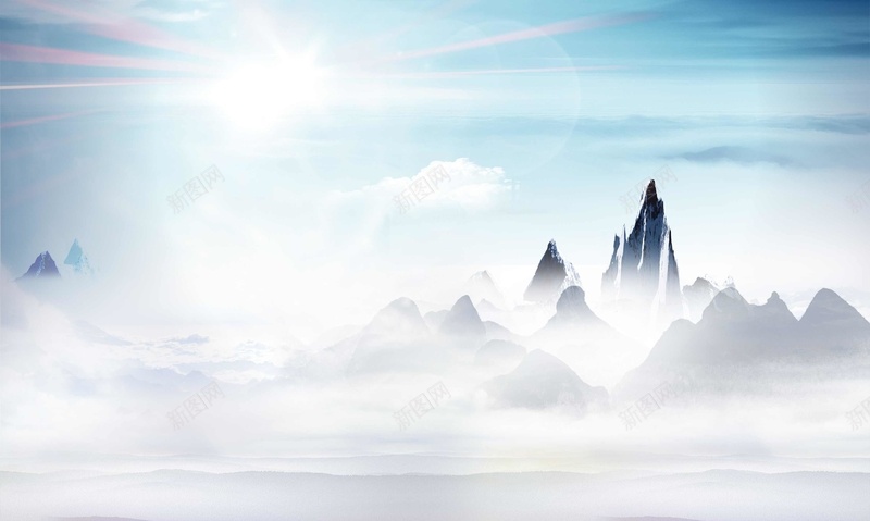 企业励志正能量挂画海报背景psdpsd设计背景_88icon https://88icon.com psd 云海 企业励志 企业挂画 企业画册 企业精神 山峰 正能量 海报背景 阳光