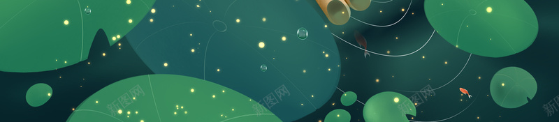 插画风格大暑节气海报psd设计背景_88icon https://88icon.com 二十四节气 夏季 大暑 女孩 手绘 暑假 竹筏 荷叶 荷花