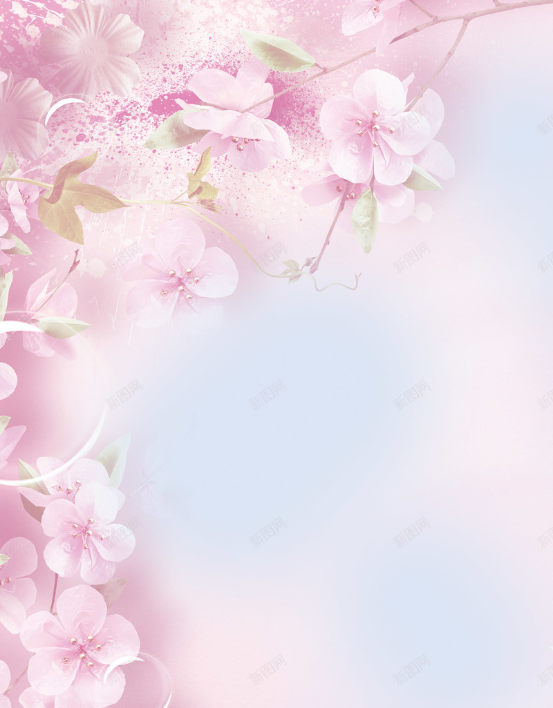 粉色化妆品广告清新海报背景psd_88icon https://88icon.com 化妆品 唯美 女人 海报 清新 简约 粉色 纹理 背景 花瓣