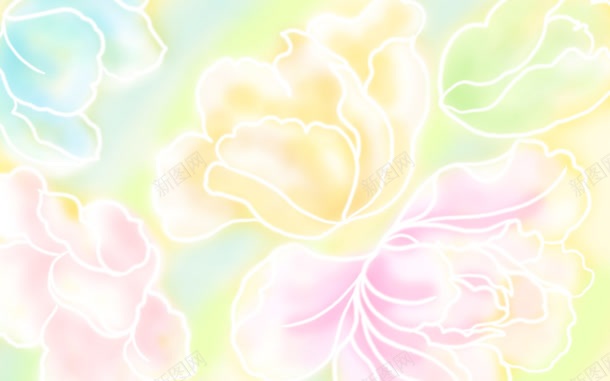 彩色淡雅花朵壁纸jpg设计背景_88icon https://88icon.com 壁纸 彩色 淡雅 花朵