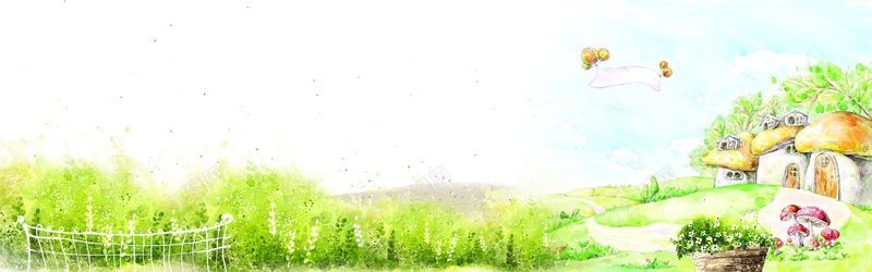 可爱卡通世界淘宝背景psd设计背景_88icon https://88icon.com 卡通 手绘 海报banner 温馨 童话世界 童趣