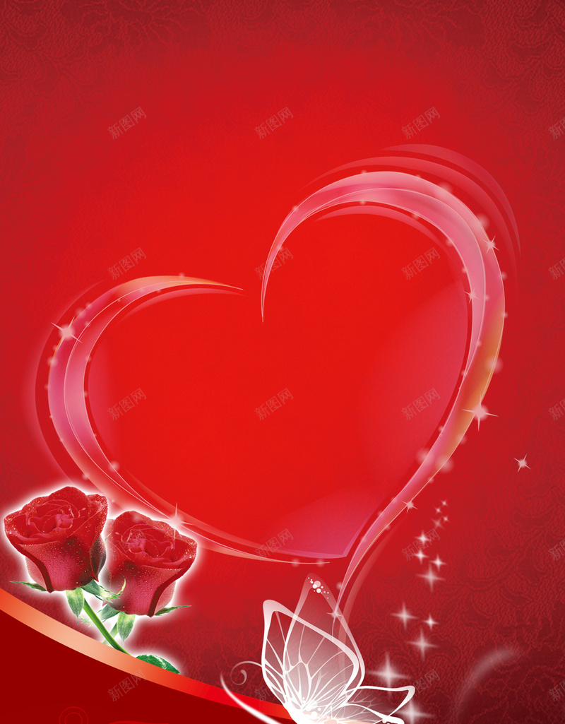 中秋欢乐浪漫纹理psd设计背景_88icon https://88icon.com 中国风 中秋节 大红 婚庆 浪漫 红色 纹理 蝴蝶