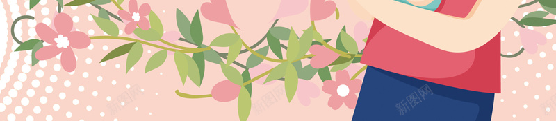 手绘抱着孩子的妈妈母亲节海报psd设计背景_88icon https://88icon.com 卡通 妈妈 感恩回馈 感恩母亲节 母亲节 母婴店 母婴用品 爱心 花卉 花环