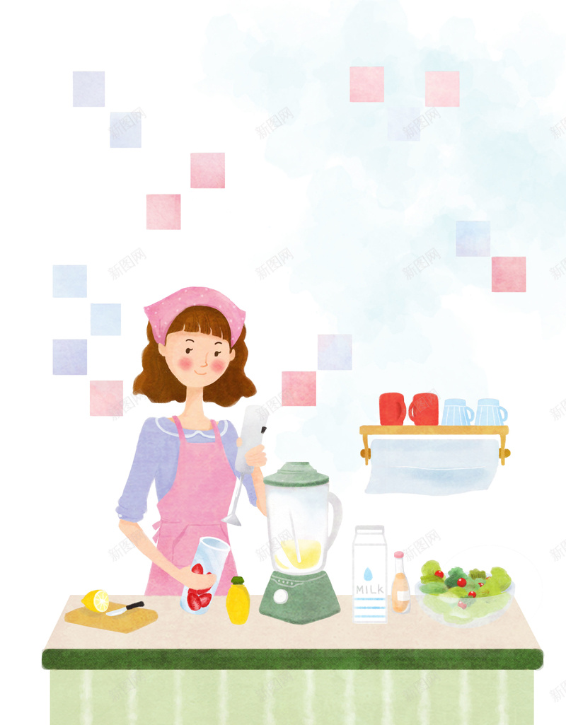 水彩卡通厨房主妇烹饪海报背景psd设计背景_88icon https://88icon.com 主妇 做饭 动漫人物 动漫动画 厨房 厨房主妇 家庭主妇 插画 水墨 水彩 浪漫 烹饪 背景素材
