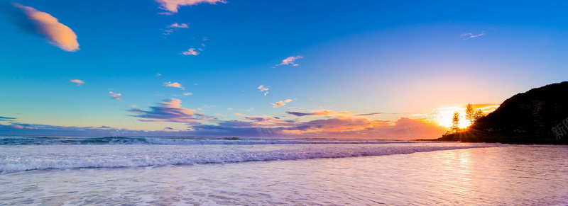 澳大利亚黄金海岸线风景背景jpg_88icon https://88icon.com 摄影 海报banner 海洋 风景