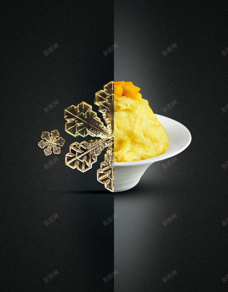 冰淇淋背景psd_88icon https://88icon.com 冰块 冰淇淋 摄影 绵绵冰 雪花 风景