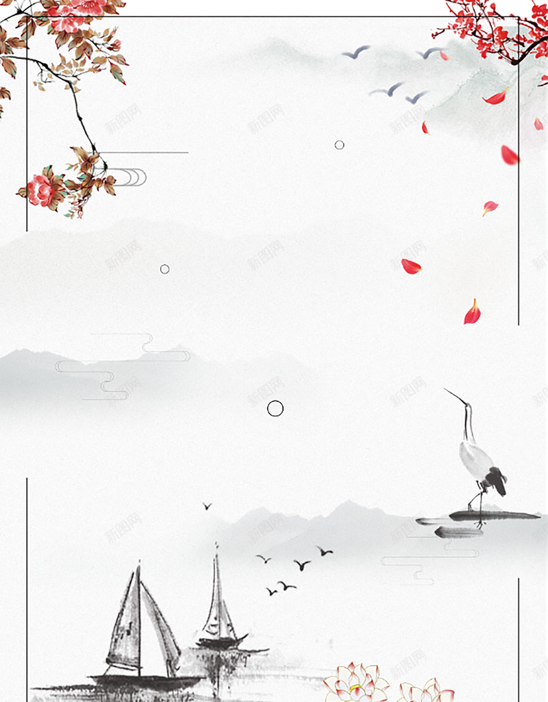 灰色水墨大气中国风白露节气背景psd设计背景_88icon https://88icon.com 创意 十二节气白露 古风 古风海报展板 唯美 复古 大气中国风 山 梅花 白露 节气海报 远山
