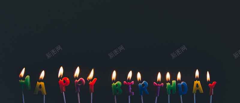 黑色背景HAPPYBIRTHDAY蜡烛jpg_88icon https://88icon.com BIRTHDAY HAPPY 庆祝 摄影 海报banner 燃烧 生日 背景 蜡烛 风景 黑色