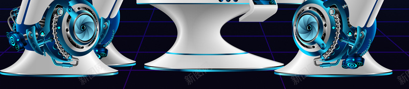 科技人工智能宣传海报psd设计背景_88icon https://88icon.com 人工智能 人形机器人 大气 引领未来 智能时代 智能机器人 机器人 科技 蓝色