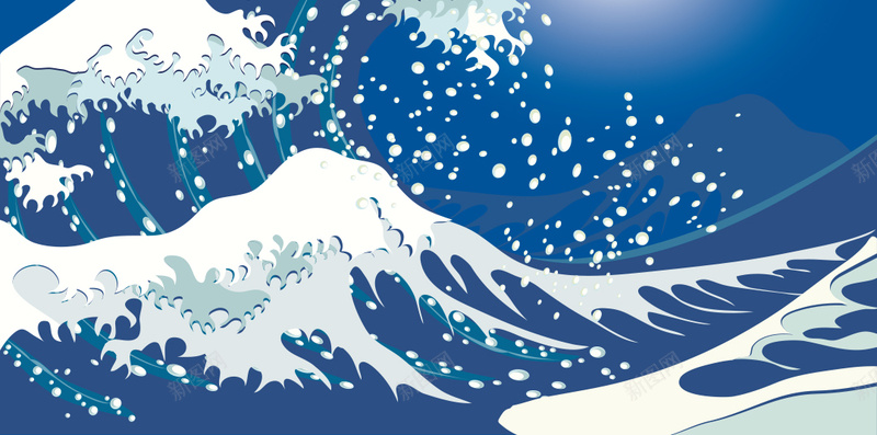 矢量动感海浪卡通图案背景ai设计背景_88icon https://88icon.com 卡通图案 复古 帆船 浪尖 海水 海浪 海鸥 矢量 矢量动感海浪 矢量素材 矢量图