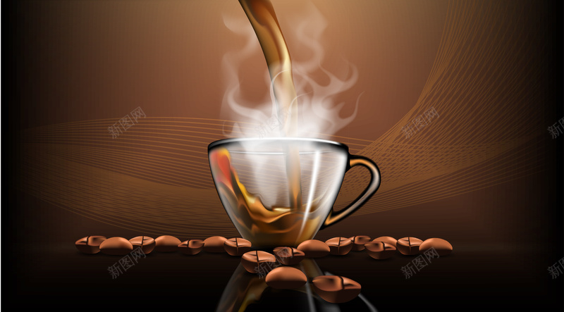 浪漫咖啡杯咖啡豆店铺背景jpg设计背景_88icon https://88icon.com 咖啡 咖啡厅 咖啡豆 店铺海报 文艺 浪漫 素材 背景 菜单 质感