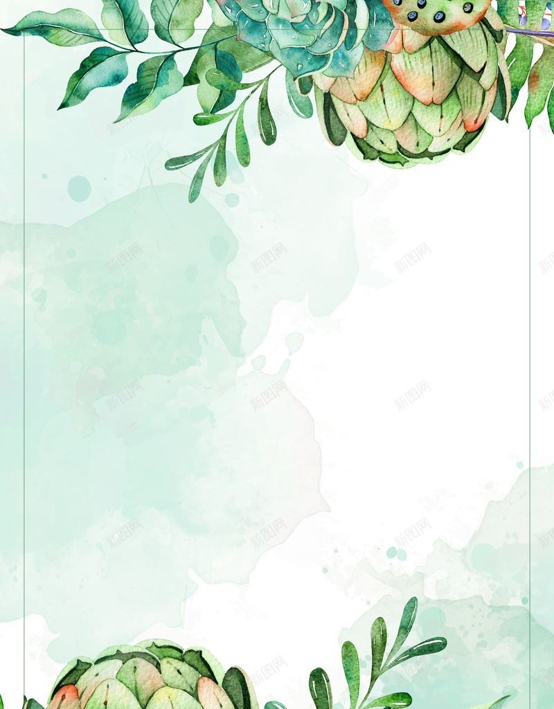 花朵化妆品海报背景psd设计背景_88icon https://88icon.com 做魅力女人 化妆品促销 化妆品广告 化妆品素材 护肤品海报 最美的自己 绿色插画背景 花朵