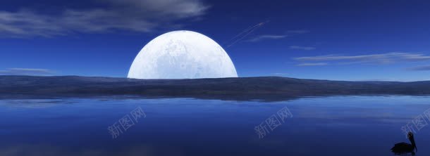 超大宽屏风景背景jpg设计背景_88icon https://88icon.com 星空 海水