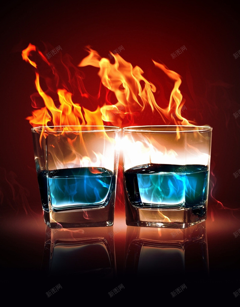 酷炫鸡尾酒背景psd设计背景_88icon https://88icon.com 开心 杯子 火焰 炫酷 纹理 质感 酒吧 鸡尾酒