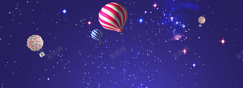 星空背景bannerjpg设计背景_88icon https://88icon.com 全球狂欢节 双11 双12 双12来了 双12送福利 双十二 史无前例 大促销 开心 星空背景 气球 烟花