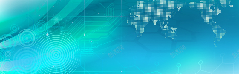 互联网蓝绿色金融科技海报bannerpsd设计背景_88icon https://88icon.com 互联网 地图 数据 炫酷 科幻 科技 线条 蓝绿色 金融 高端