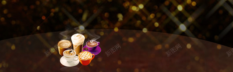 咖啡时尚生活背景psd设计背景_88icon https://88icon.com 创意 咖啡 星光 海报banner 炫光 甜点 生活 纹理 质感