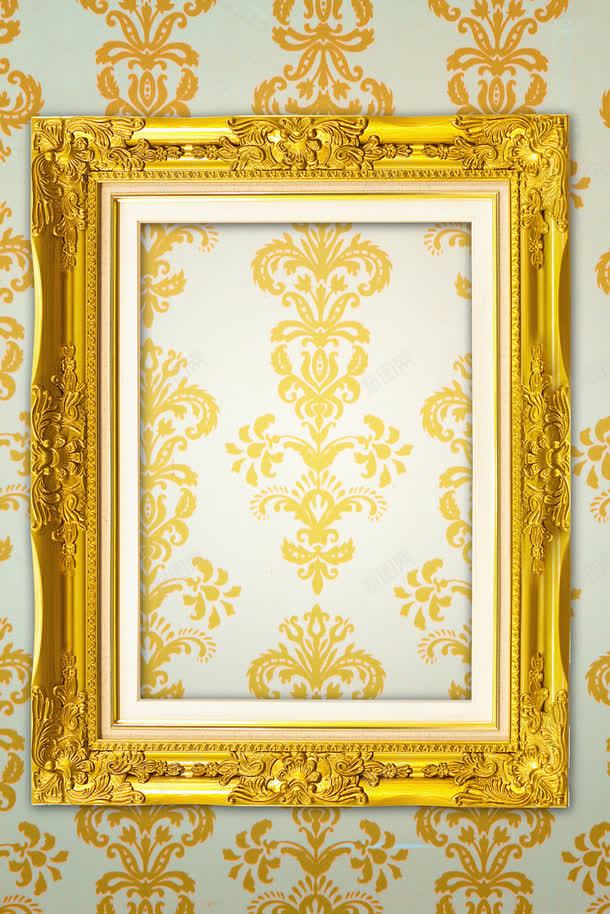 金色相框jpg设计背景_88icon https://88icon.com 其它类别 古典花纹 图片素材 背景花边 花纹背景 装饰花纹 边框 金色相框 金色相框图片 金色相框图片素材下载