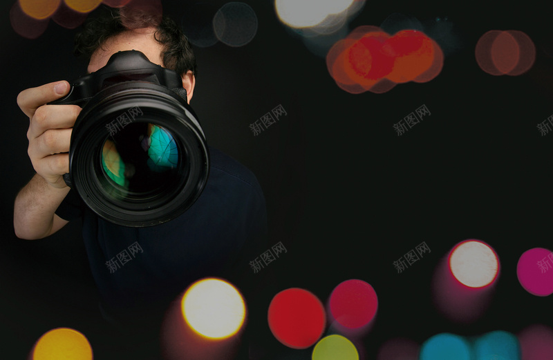 多彩光斑摄影海报psd设计背景_88icon https://88icon.com d psd 光斑 开心 摄影 摄影大赛 摄影海报 炫彩背景 相机 简约 风景 黑色
