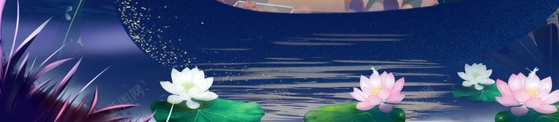 中秋节阖家团圆背景模板psd设计背景_88icon https://88icon.com PSD源文件 PSD素材 中秋 中秋佳节 中秋节 八月十五 分层文件 团圆 团聚 福满中秋 背景模板 背景海报 背景素材 荷叶 荷花 阖家团圆 高清背景