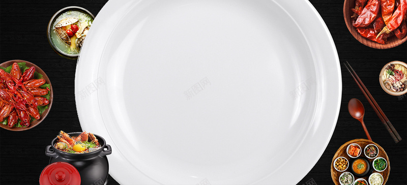 食物辣椒午餐扁平bannerpsd设计背景_88icon https://88icon.com 午餐 吃饭 扁平 盘子 辣椒 食物 食物辣椒 饭碗