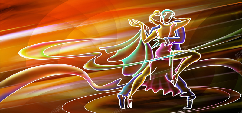 抽象画背景psd设计背景_88icon https://88icon.com 双人舞蹈 抽象 拉丁舞 海报banner 潮流 激情 狂欢 舞蹈