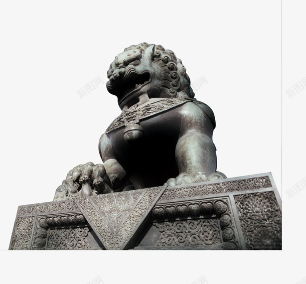 威武铁狮子psd设计背景_88icon https://88icon.com 一座 威武 铁狮子 雄伟