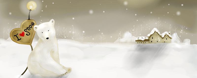 唯美冬季雪景海报背景banner背景图片 唯美冬季雪景海报背景banner背景