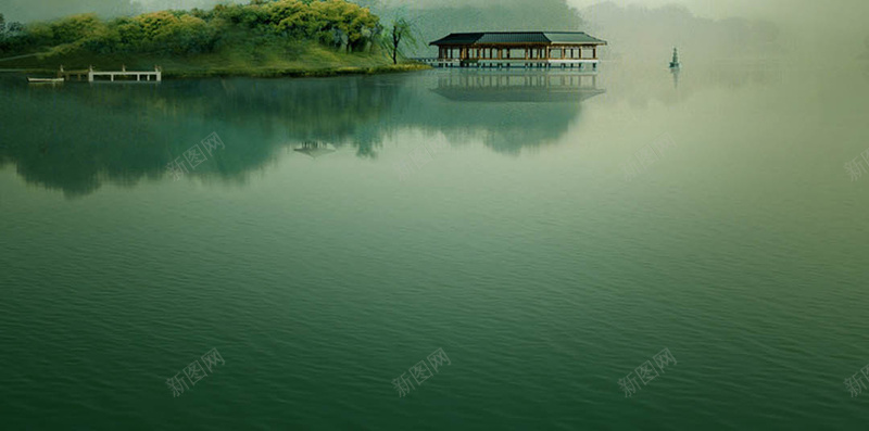 绿色渐变中国风山水背景psd设计背景_88icon https://88icon.com H5 中国风 古风 唯美 山水 摄影 渐变 绿色