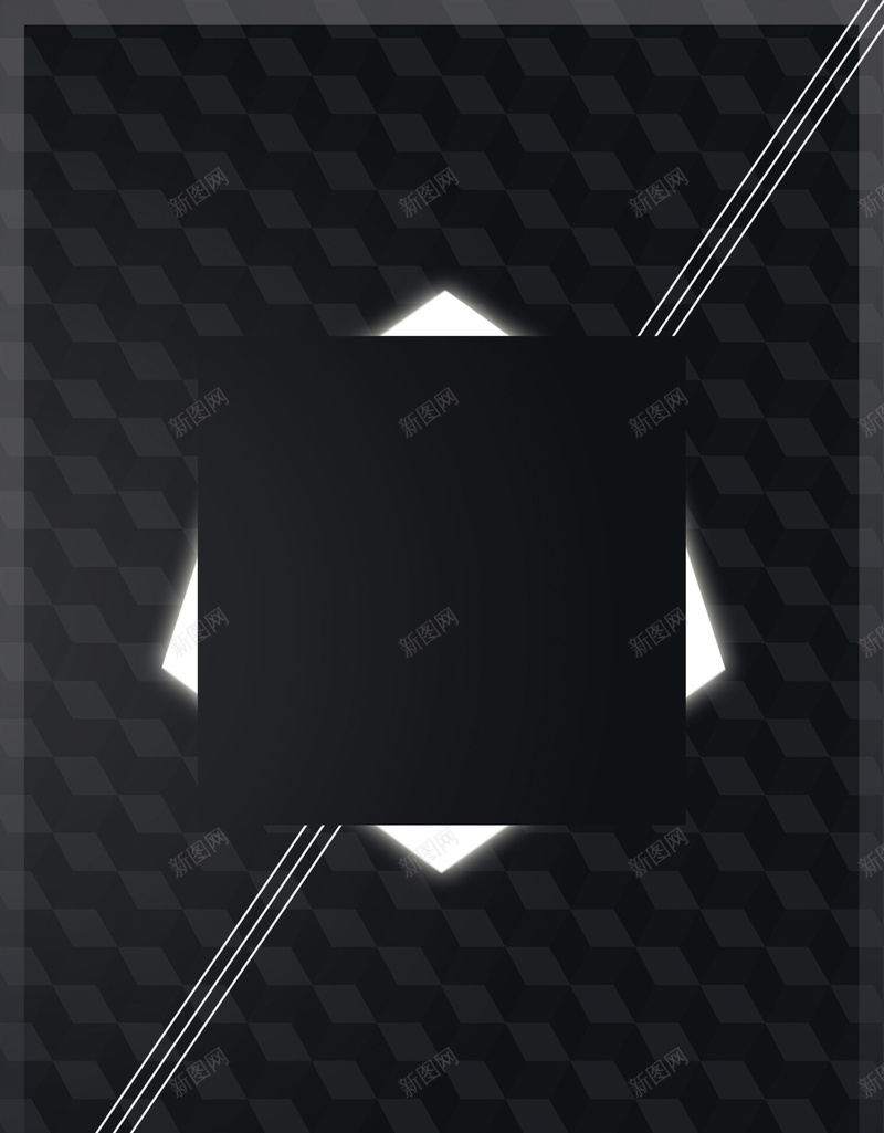 黑色质感纹理展板psd设计背景_88icon https://88icon.com 商业 展板 纹理 线条 菱形 质感 黑色