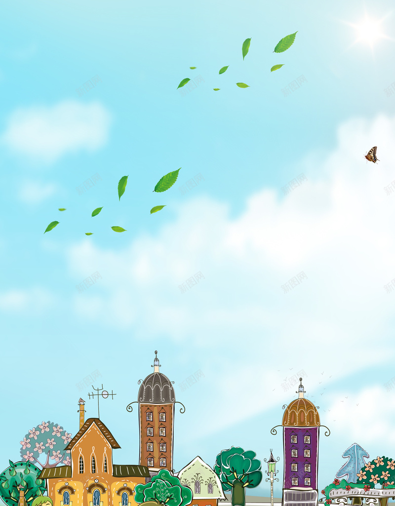 垃圾分类海报背景psd设计背景_88icon https://88icon.com 保护环境 全民行动 卡通 可回收物 垃圾 垃圾入箱 垃圾分类海报 垃圾处理 环保 环境