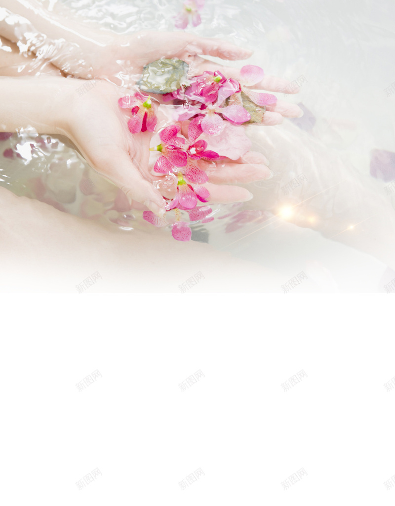 洗浴养生背景psd设计背景_88icon https://88icon.com 养生 梦幻 洗浴 洗浴背景 洗澡 浪漫 海报 白色 背景 花瓣浴 药浴